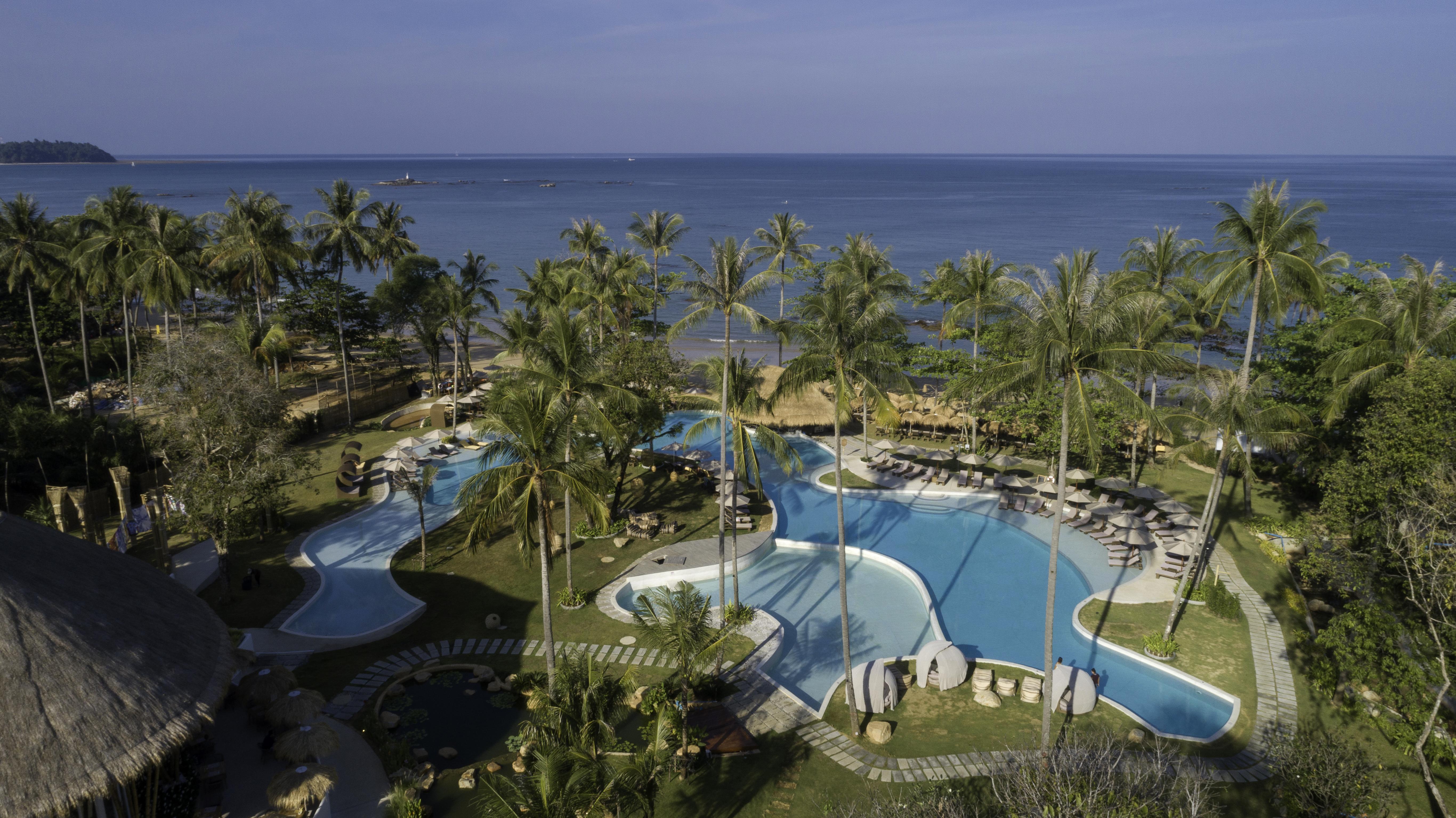 منتجع وسبا عدن بيتش خاو لاك المظهر الخارجي الصورة The pool at the resort
