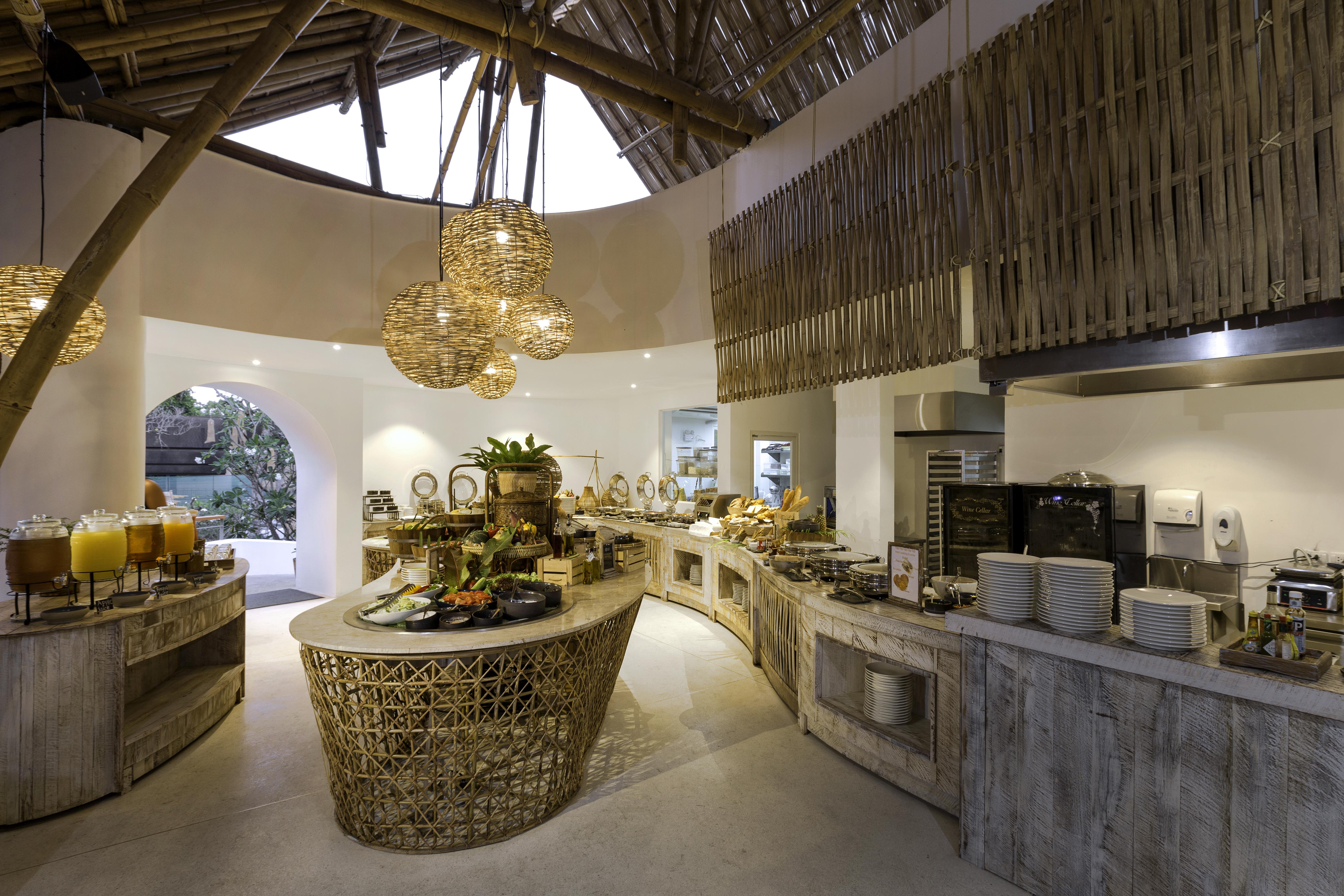 منتجع وسبا عدن بيتش خاو لاك المظهر الخارجي الصورة The kitchen at the restaurant