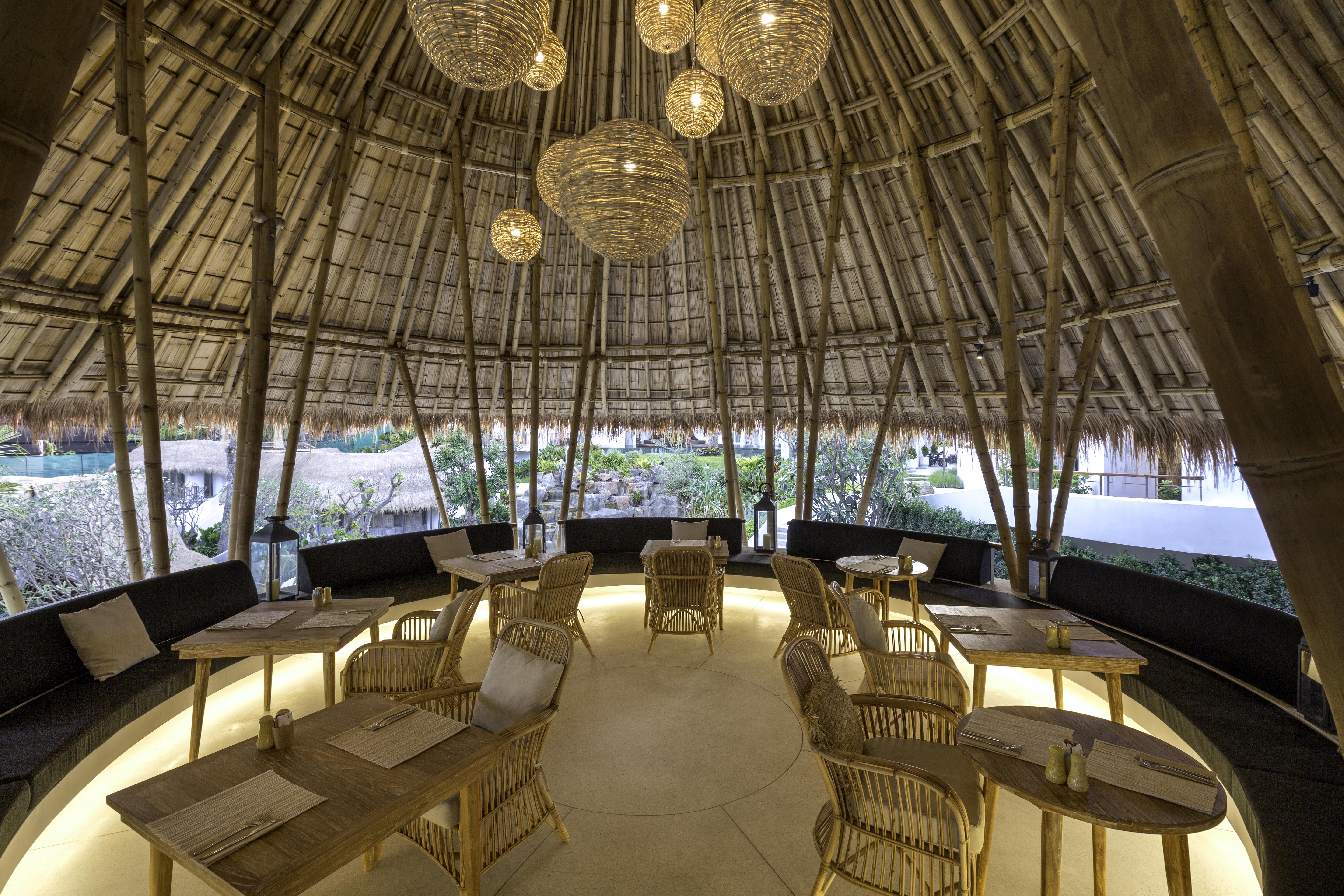 منتجع وسبا عدن بيتش خاو لاك المظهر الخارجي الصورة The interior of the restaurant