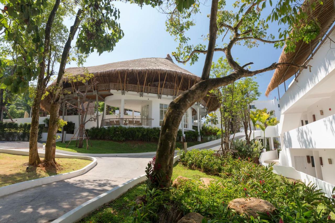 منتجع وسبا عدن بيتش خاو لاك المظهر الخارجي الصورة The resort's lobby